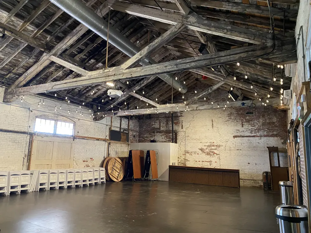 Photo of the event space looking west