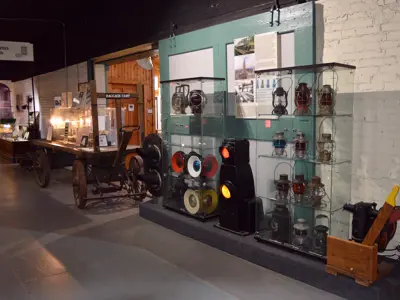 A photo of the lantern and signals display at the NNYCRRM