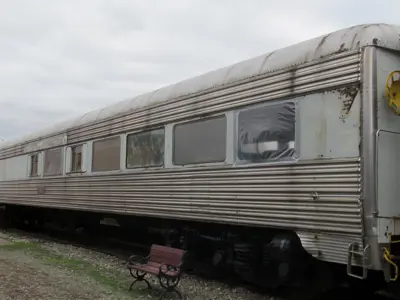 Photo of a New Haven dining car from the collection of the NNYCRR Museum 