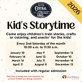 Poster advertising monthly Kids' Storytime event at NNYCRRM 