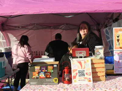 Mix N Sipz vendor at Haunted Walk event