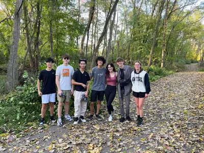 Penn High School students group photo