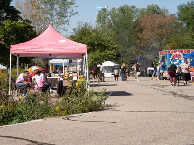 Event layout at Waggin' in the Woods event 2025