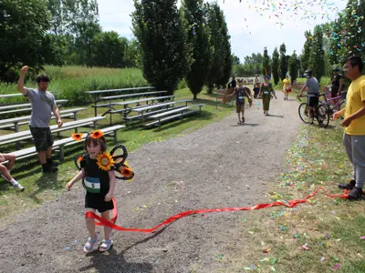 Costume contest at Pollinator Promenade event