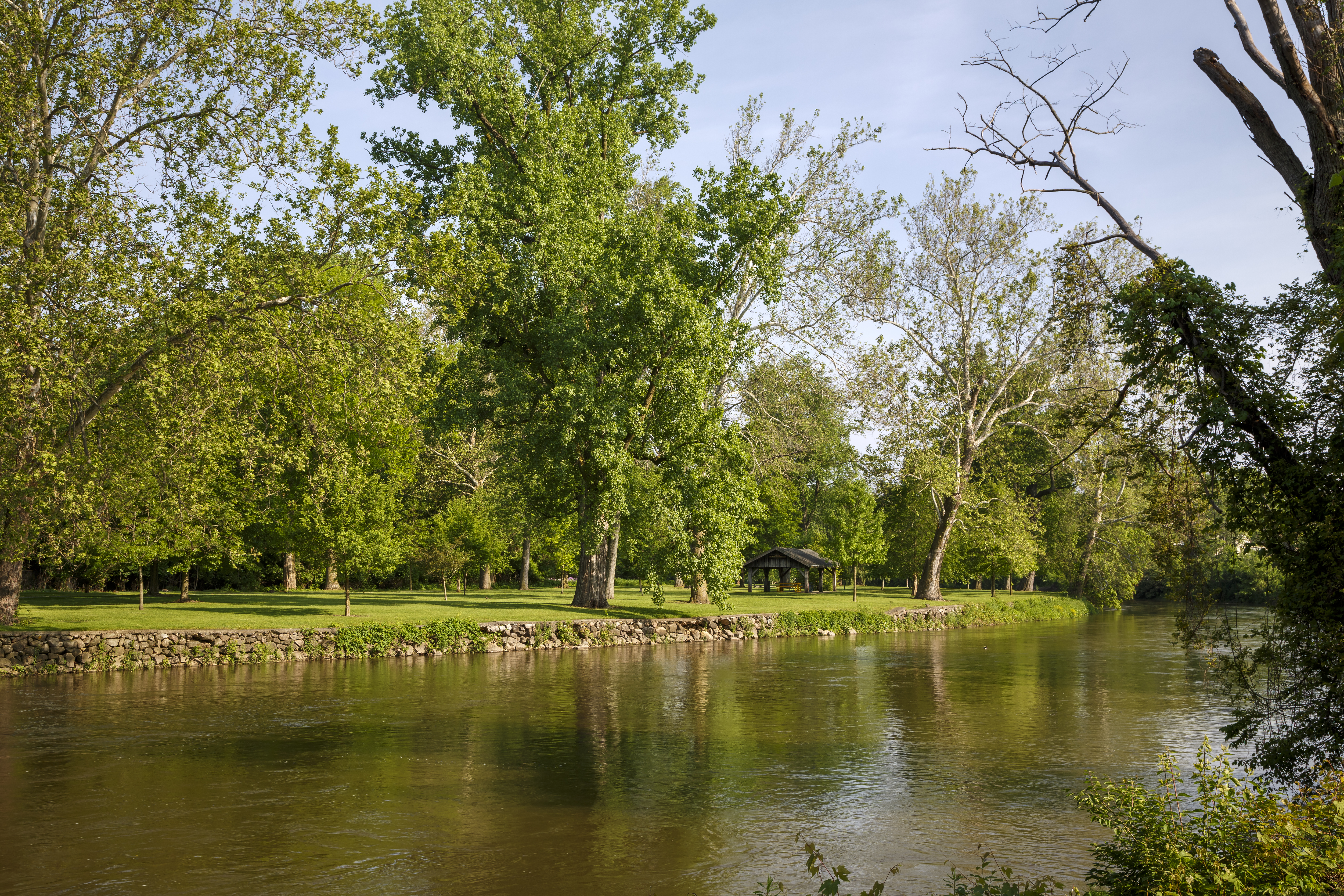 American Park with river