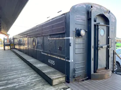 Rear of #4085 E-8 Locomotive at the National New York Central Railroad Museum