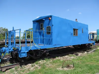 Photo of New York Central transfer caboose #18136 from the collection of the NNYCRRM